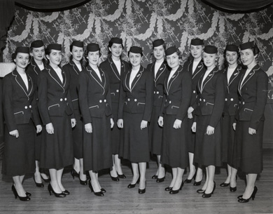 Newly minted NWA Stewardesses May, 1956